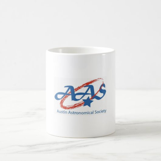 Mug Bande de café avec petit logo AAS (Centre)