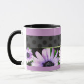 Mug Bande de café lavande (Gauche)