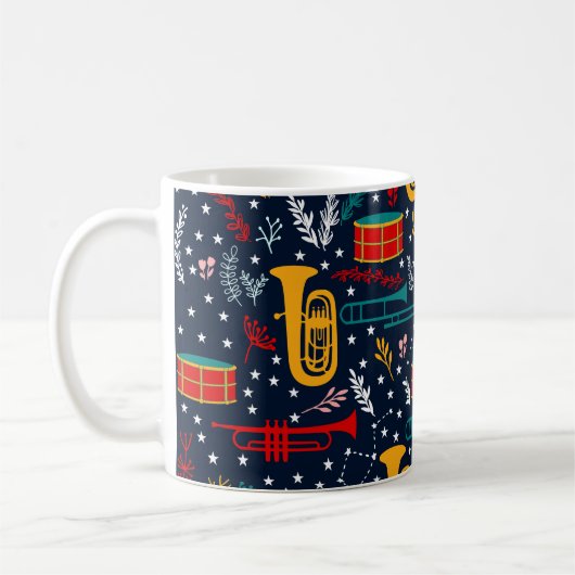 Mug Bande de café mignonne Marching (Gauche)