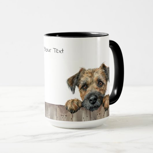 Mug Bande de chien de Terrier (Devant droit)