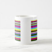 Mug Bande de concepteur Customisé coloré (Centre)