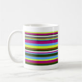 Mug Bande de concepteur Customisé coloré (Gauche)