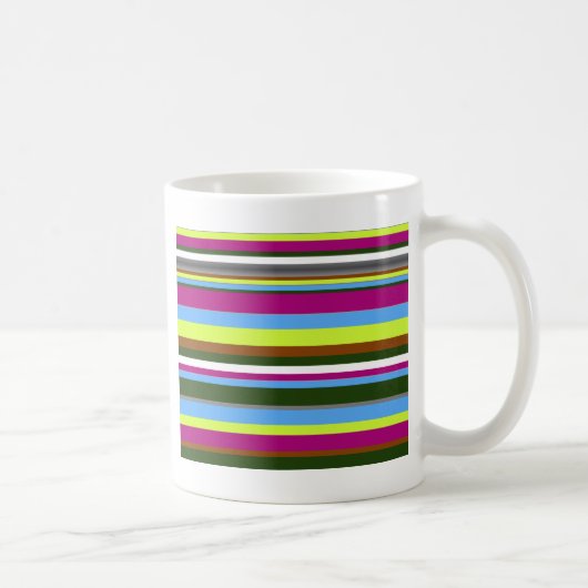 Mug Bande de concepteur Customisé coloré (Droite)