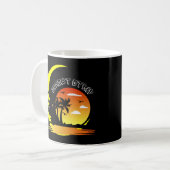 Mug Bande de coucher de soleil sur la lune (Devant gauche)
