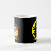 Mug Bande de coucher de soleil sur la lune (Centre)