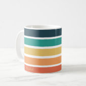 Mug Bande de couleurs (Devant gauche)