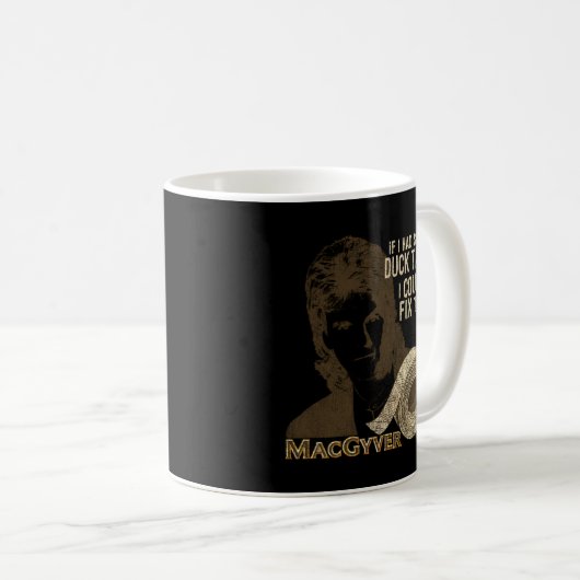 Mug Bande de découpe Macgyver (Devant droit)