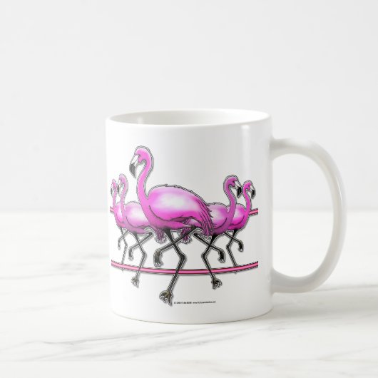 Mug Bande de Flamant rose (Droite)