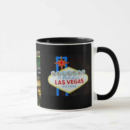 Mug Bande de Las Vegas et souvenir de signe (Droite)