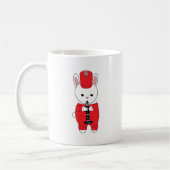 Mug Bande de Marche de lapin Clarinet Rouge Blanc (Gauche)