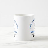 Mug Bande de Marching du lycée bleu personnalisable (Centre)