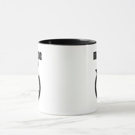 Mug Bande de marquage de direction droite (Centre)