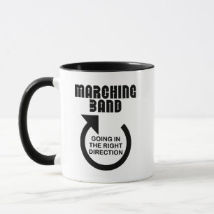 Mug Bande de marquage de direction droite