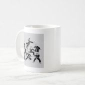 Mug bande de ninja de meme (Devant gauche)