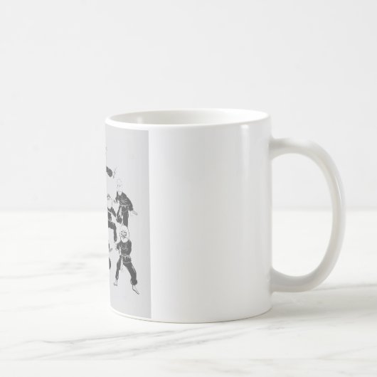 Mug bande de ninja de meme (Droite)