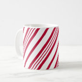 Mug Bande de Noël sucre de canne (Devant gauche)
