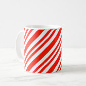 Mug Bande de sucre de canne classique Mug, 11 oz (Devant gauche)