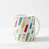 Mug Bande de tube d'essai de chimie moderne du milieu  (Devant droit)