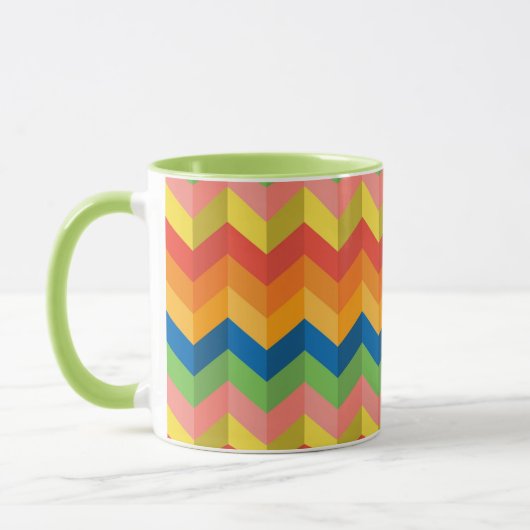 Mug bande de zigzag (Gauche)
