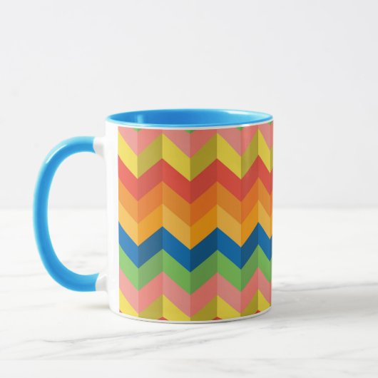 Mug bande de zigzag (Gauche)