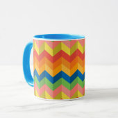 Mug bande de zigzag (Devant gauche)