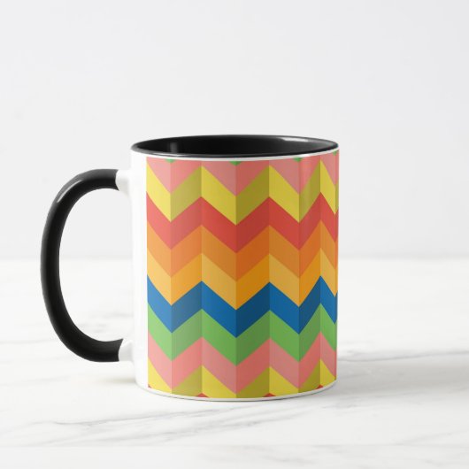 Mug bande de zigzag (Gauche)