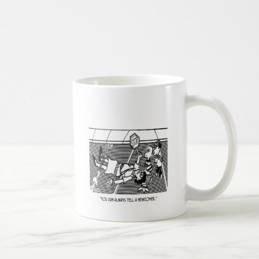 Mug Bande dessinée 2163 de garde de croisement (Droite)