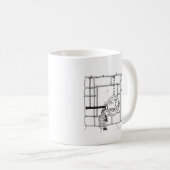 Mug Bande dessinée 3070 d'optométrie (Devant droit)