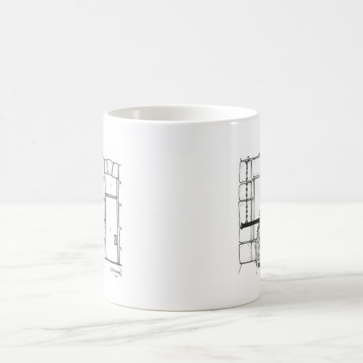 Mug Bande dessinée 3070 d'optométrie (Centre)