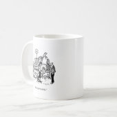 Mug Bande dessinée 3162 de concessionnaire automobile (Devant gauche)