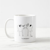 Mug Bande dessinée 4868 de vache (Gauche)