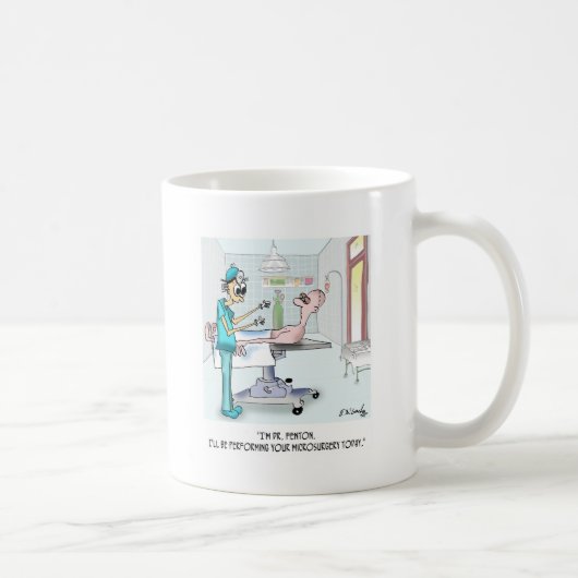 Mug Bande dessinée 9369 de chirurgie (Droite)