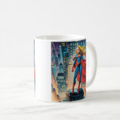 Mug Bande dessinée américaine, bande dessinée rétro am (Devant droit)