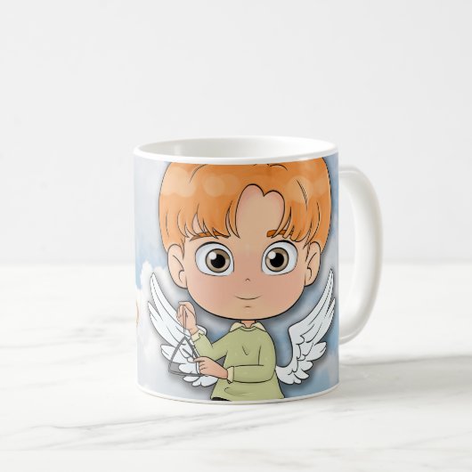 Mug Bande dessinée Ange Musical  (Devant droit)