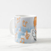 Mug Bande dessinée Ange Musical  (Devant gauche)
