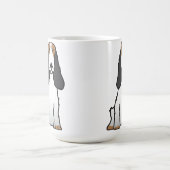 Mug Bande dessinée anglaise de chien de cocker (Centre)