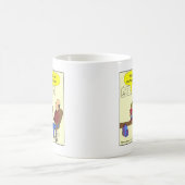 Mug bande dessinée avec émotion perturbée de 277 (Centre)