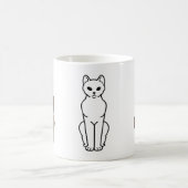 Mug Bande dessinée Brown de chat de La Havane (Centre)