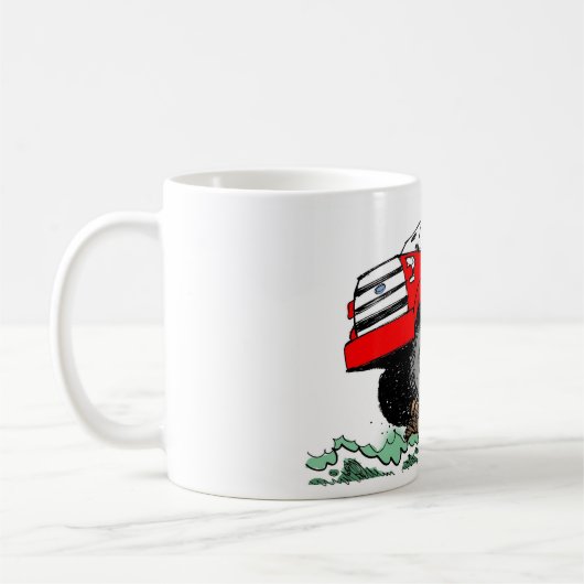 Mug Bande dessinée : Camion du F150 de Noé (Gauche)
