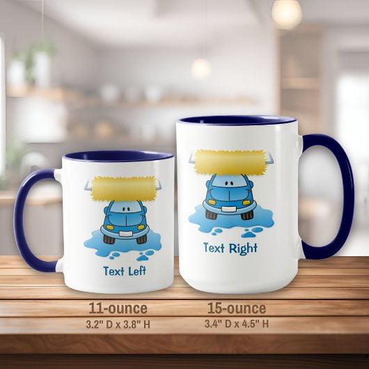 Mug Bande dessinée Carwash