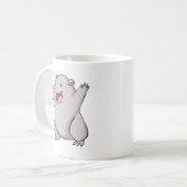 Mug Bande dessinée commune heureuse de wombat (Devant gauche)