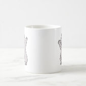 Mug Bande dessinée commune heureuse de wombat (Centre)