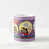 Mug Bande dessinée d'anniversaire (Devant gauche)