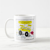 Mug Bande dessinée d'autobus scolaire de 686 monstres (Gauche)