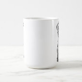 Mug Bande dessinée de chien d'Akbash (Centre)