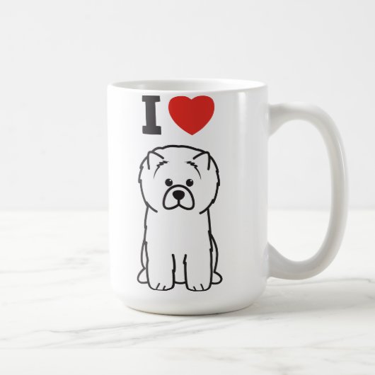 Mug Bande dessinée de chien de bouffe de bouffe (Droite)