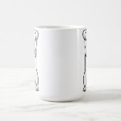 Mug Bande dessinée de chien de boxeur de Taureau (Centre)