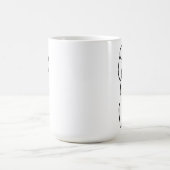 Mug Bande dessinée de chien de caniche miniature (Centre)