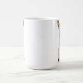Mug Bande dessinée de chien de chasse de pharaon (Centre)