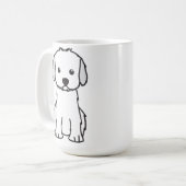 Mug Bande dessinée de chien de Cockapoo (Devant gauche)